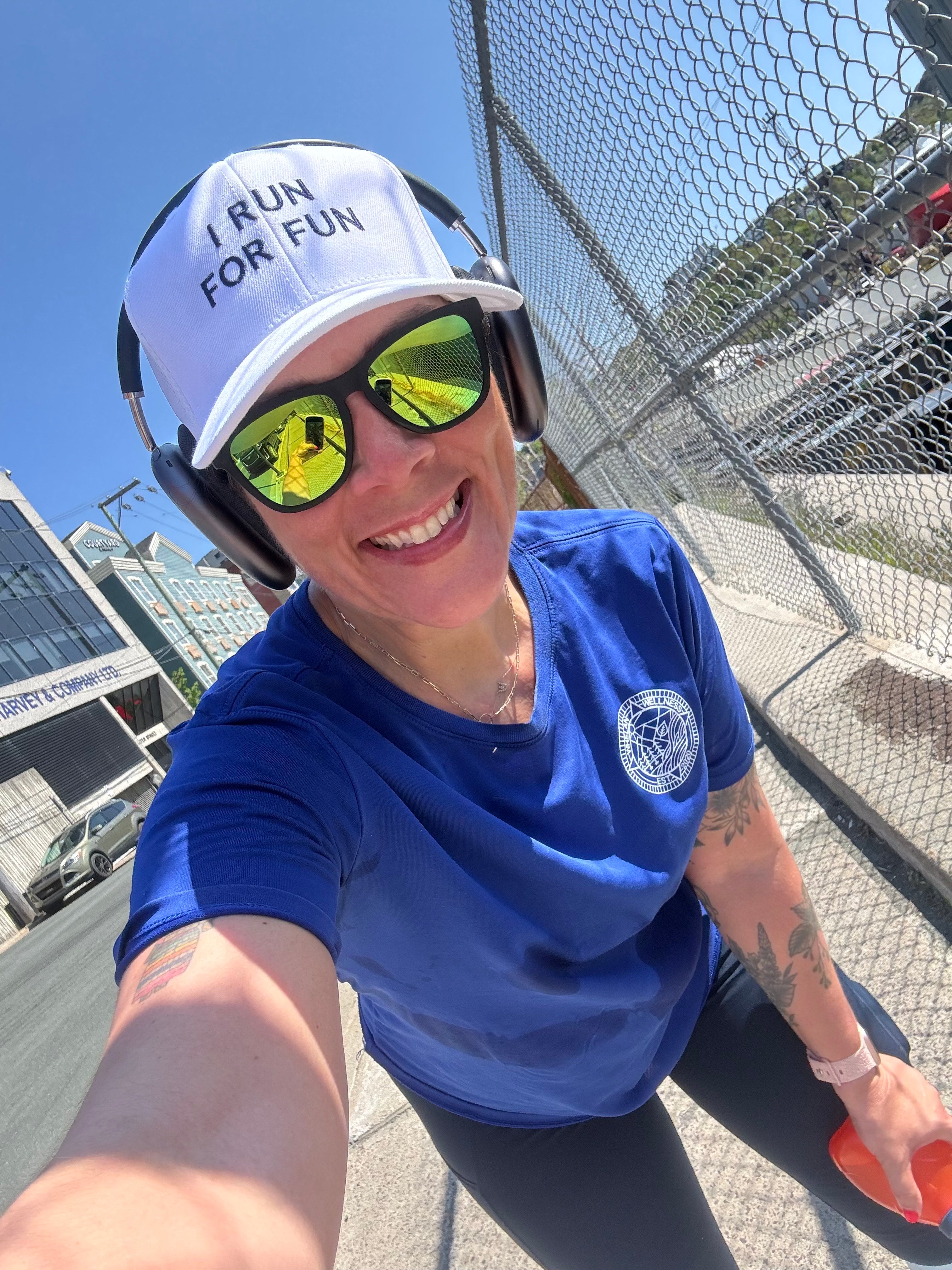 I Run For Fun Baseball Hat