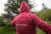 Load image into Gallery viewer, Inspire Hoodie - You&#39;re enough
